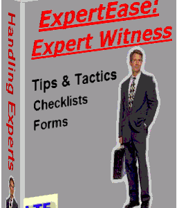 Expert Witness Deposition Checklists and Forms from Lawyer Trial Forms