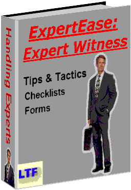 Expert Witness Deposition Checklists and Forms from Lawyer Trial Forms