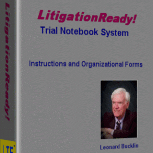LitigationReady™ Trial Notebook System