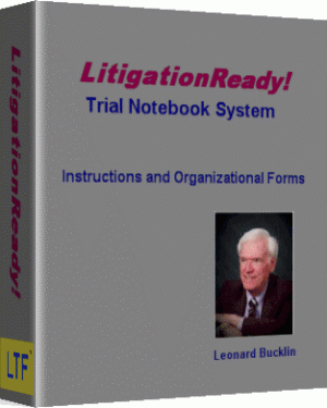 Litigation Ready from Lawyer Trial Forms