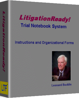 LitigationReady™ Trial Notebook System